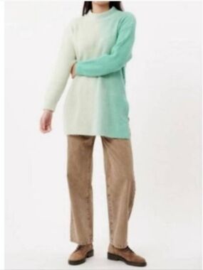 FRNCH Paris Margot Ombre Sweater Turquoise Size M
